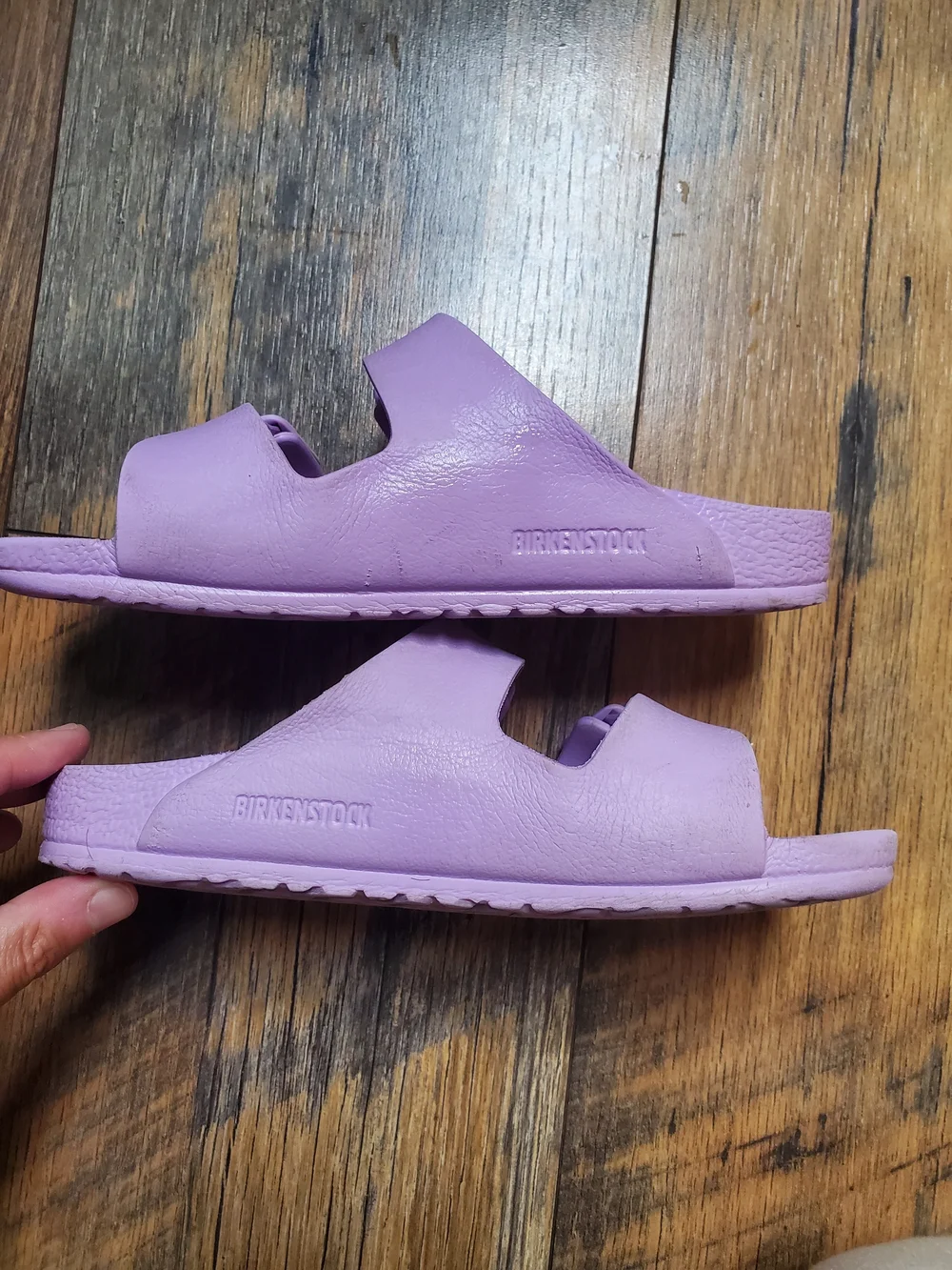 Birkenstock Kids Double-Buckle Slide Sandals in Lavender